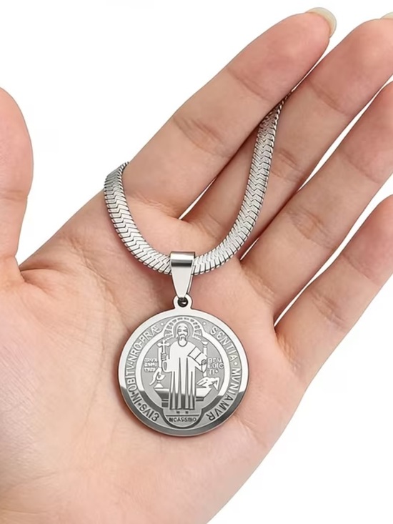 Stampd Jewelry - Vintage Style Saint Benedict Medal Necklace